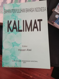 KALIMAT: BAHAN PENYULUHAN BAHASA INDONESIA