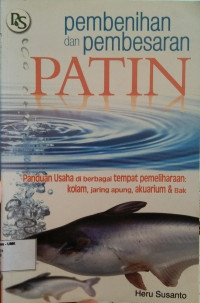 Pembenihan Dan Pembesaran Patin