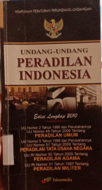 Undang-Undang Peradilan Indonesia