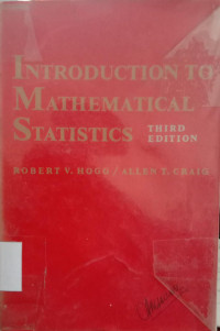 Introduction To Mathematical Statistics