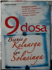 9 DOSA BISNIS KELUARGA DAN SOLUSINYA