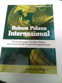 Hukum Pidana Internasional