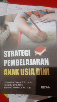 STRATEGI PEMBELAJARAN ANAK USIA DINI