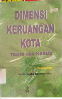 DIMENSI KERUANGAN KOTA Teori dan Kasus