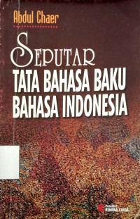 Seputar Tata Bahasa Baku Bahasa Indonesia