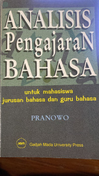 Analisis Pengajaran Bahasa