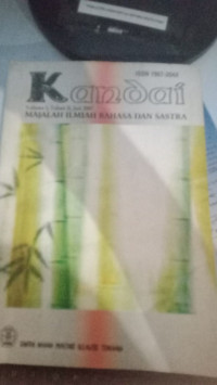 KANDAI MAJALAH ILMIAH BAHASA DAN SASTRA