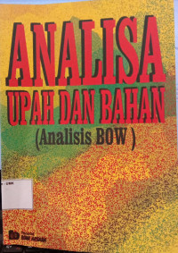 Analisa Upah Dan Bahan