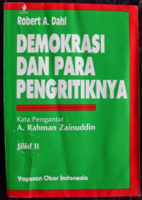 Demokrasi dan Para Pengkritikannya