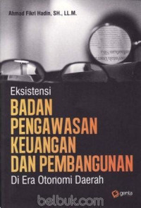 Eksistensi Badan Pengawasan Keuangan Dan Pembangunan