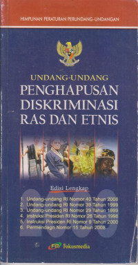 Penghapusan Diskriminasi Ras Dan Etnis