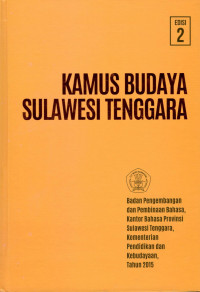 KAMUS BUDAYA SULAWESI TENGGARA